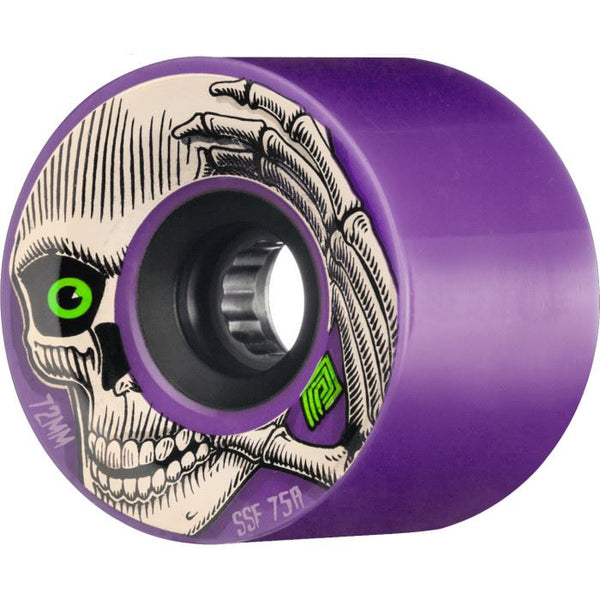 Powell Peralta Kevin Reimer Skateboard Wheels 75A Purple - Skatewarehouse.co.uk