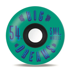 sml. Succulent Cruisers 'Blue Lagoon' 92a Skateboard Wheels - 54mm