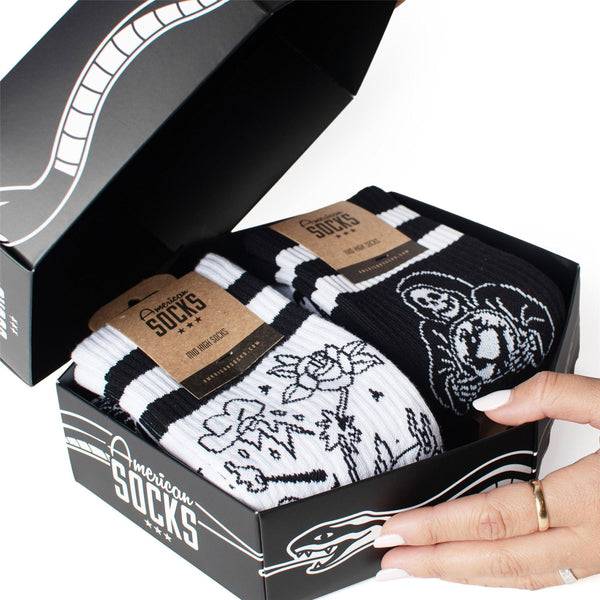 American Socks The Skull - Giftbox - One Size Socks
