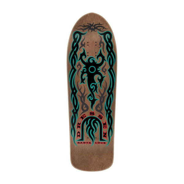 Santa Cruz Reissue Dressen Tribal Skateboard Deck - 9.9