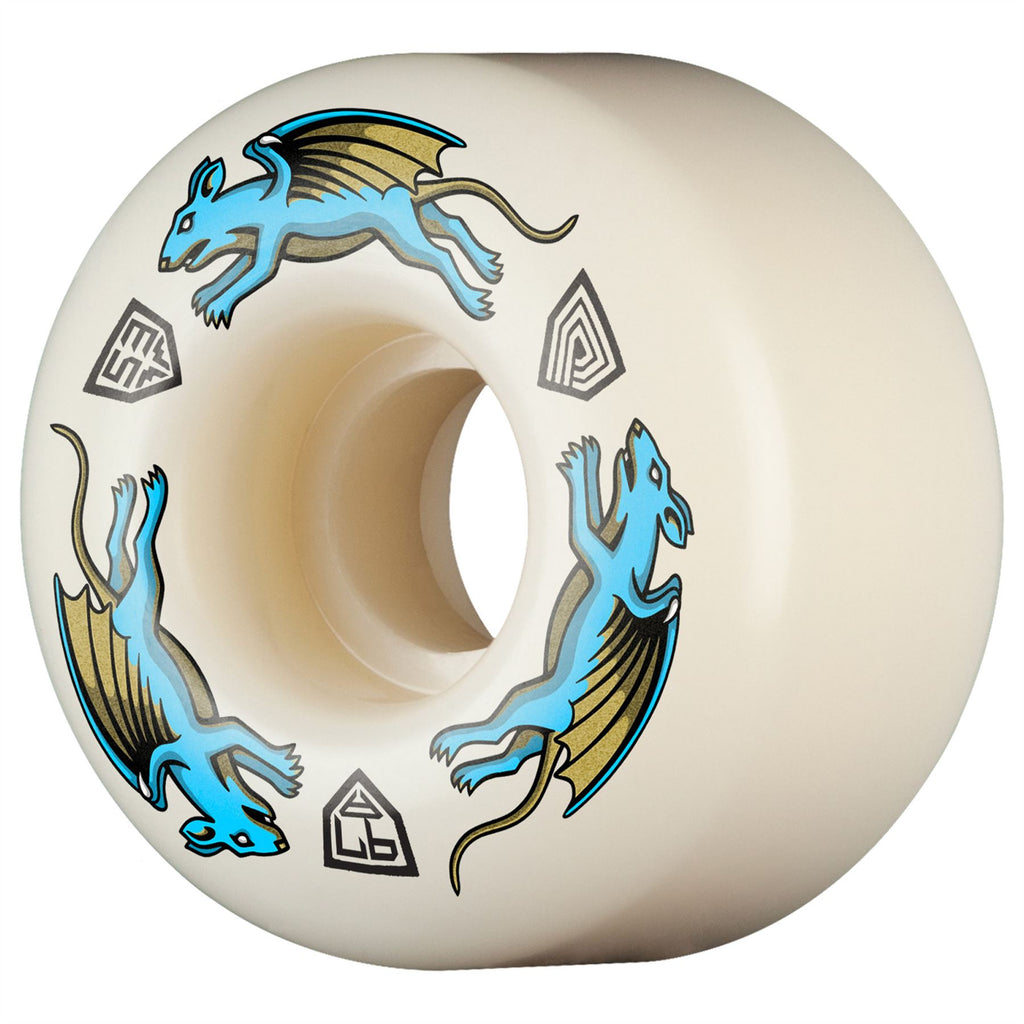 Powell-Peralta™ Dragon Formula • Nano Rat • x • 97A • AV4 • Off White / Blue - Skatewarehouse.co.uk