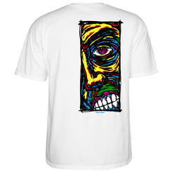 Powell-Peralta™ Lance Conklin Face Tee White - Skatewarehouse.co.uk