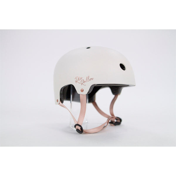 Rio Roller Rose Skate Helmet - Cream - Skatewarehouse.co.uk