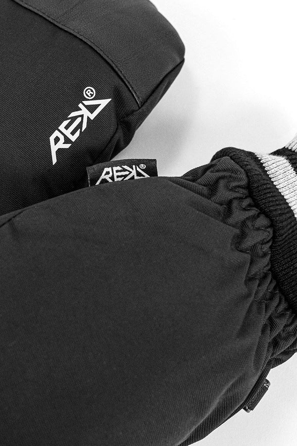 REKD Icon Under Cuff Snow Mitts - Black - Skatewarehouse.co.uk