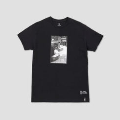 Girl Shot by Leo Sharp Mike Carroll Tee Black - Skatewarehouse.co.uk