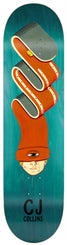 Toy Machine Collins Skate Beanie Skateboard Deck - 8.0" - Skatewarehouse.co.uk