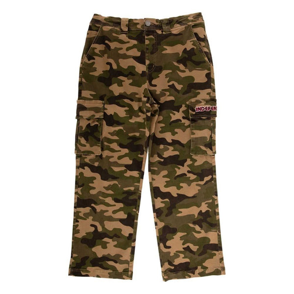 Independent Cargo Pants Groundwork - Camo - Skatewarehouse.co.uk