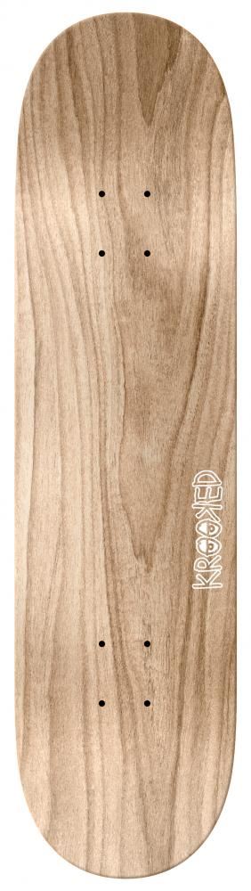 Krooked PP Flowers Orange Custom Complete Skateboard - 8.06