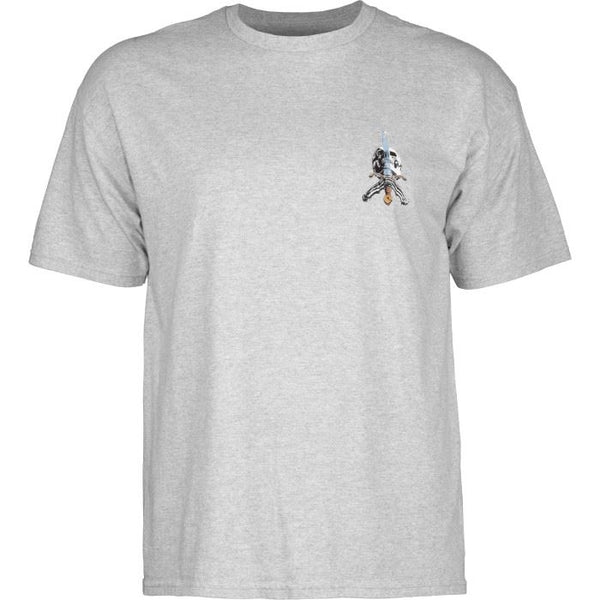 Powell Peralta Skull & Sword Tee Sport Gray - S