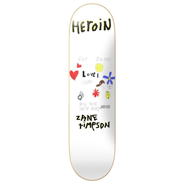 Heroin Zane Timpson Very Nice Skateboard Deck - 9.0