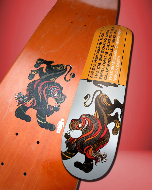 Girl Follies Rowan Davis Skateboard Deck - 8.25