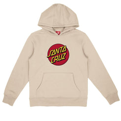 Santa Cruz Youth Hood Youth Classic Dot Hood - Oat - Skatewarehouse.co.uk