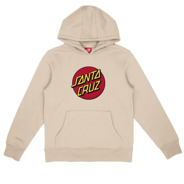 Santa Cruz Youth Hood Youth Classic Dot Hood - Oat - Skatewarehouse.co.uk