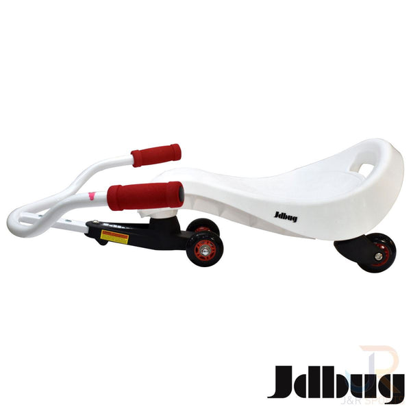 JD Bug Kids Swayer - White / Red Stunt Scooter