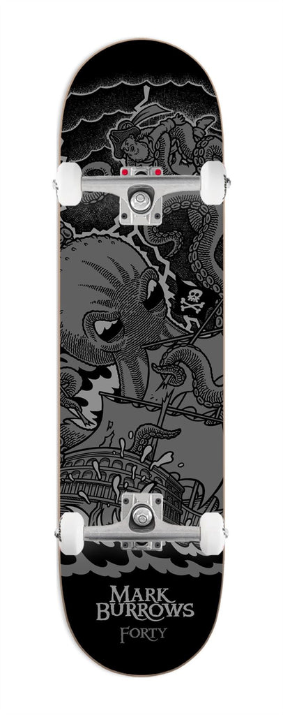 Forty Burrows Kraken x Venom Custom Complete Skateboard - 8.5"