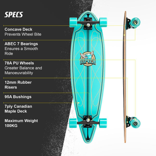 Osprey Helix Longboard Complete Skateboard