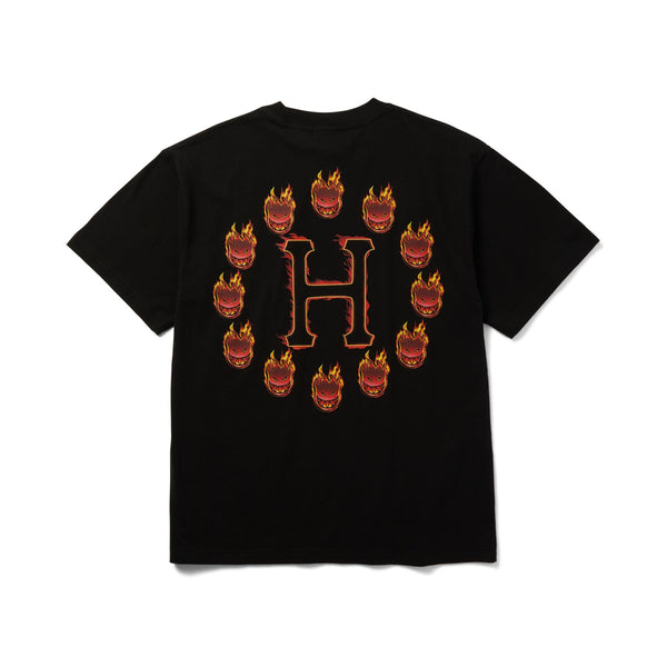 HUF Spitfire Flame Galaxies SS Tee (Black) - M