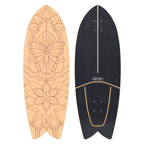 Carver Mariposa - Surfskate Cruiser Skateboard Deck - 9.75