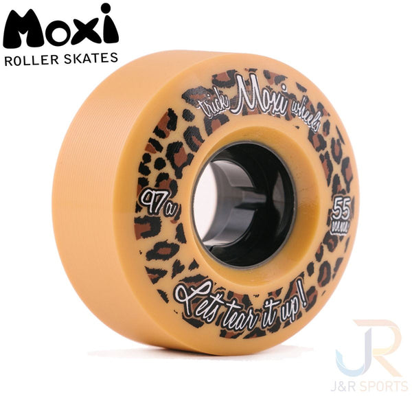 Moxi Trick Wheels (4) - Cream / Tan 55mm / 97A