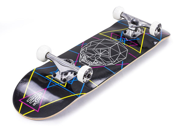 Enuff Geo Skull Complete Skateboard - CMYK - 8.0