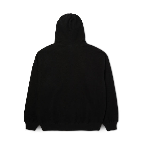 HUF Cracked Arch Reverse Hoodie (Black)