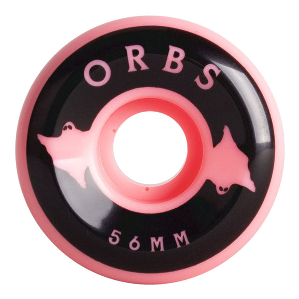 Orbs Specters Solid - Conical - 99A - (Coral) Skateboard Wheels - 56mm