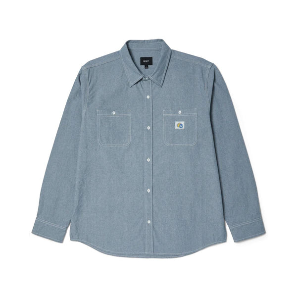 Total Eclipse Chambray Shirt (Light Blue)