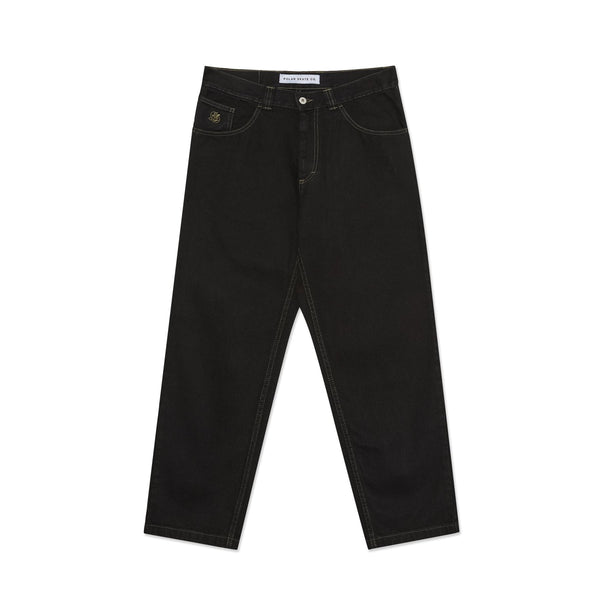 Polar Skate Co '93! Pants | Contrast Stitching (Black / Dark Olive) - 30/30