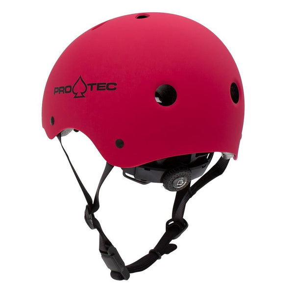 Pro-Tec Helmet JR Classic Fit Cert - Matte Pink - Skatewarehouse.co.uk
