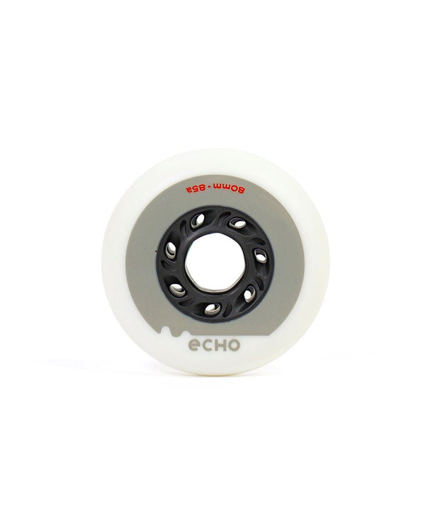 Echo Drift Wheels 80mm Pack of 4 - White / Cream - Skatewarehouse.co.uk