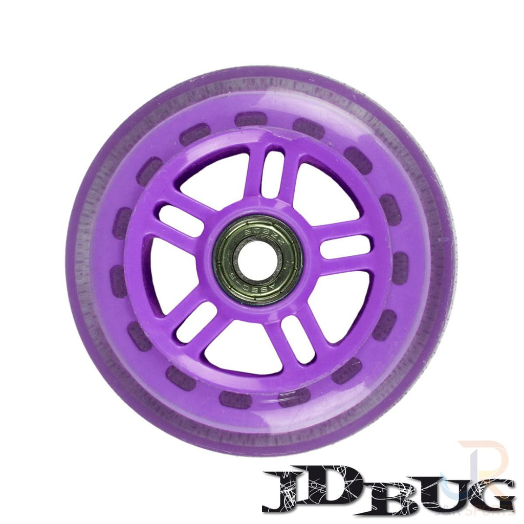 JD Original Street 100mm (2) w. Bearings - Purple Scooter Wheels
