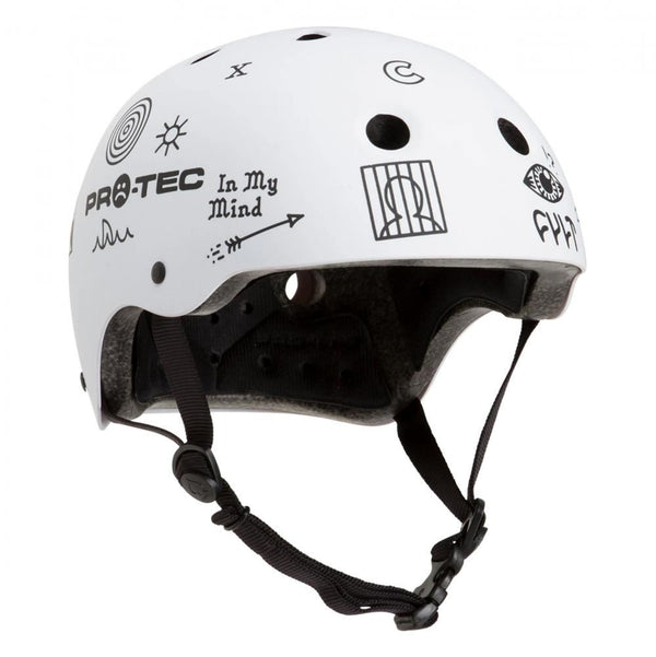 Pro-Tec Helmet Classic Cert Cult - White - Skatewarehouse.co.uk