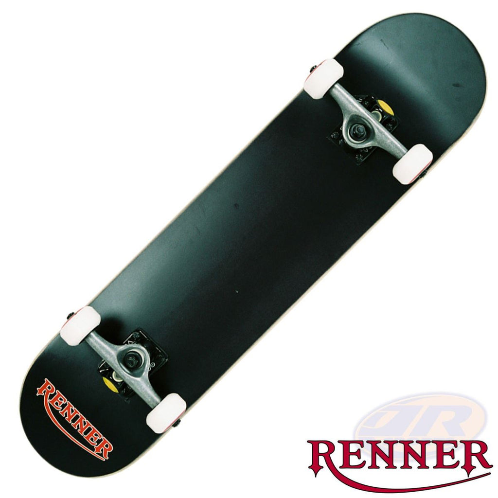 Renner Pro - 7 Ply, Virus Trucks, ABEC 9 - Black Complete Skateboard