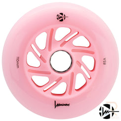 Luminous Led Inline Wheel (Set of 4 Wheels) - Flamingo - 110Mm/85A - Skatewarehouse.co.uk
