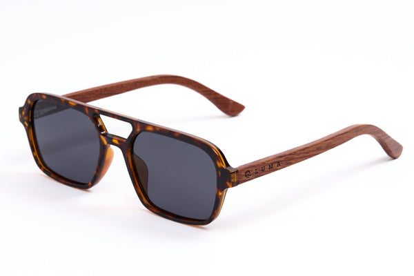 Luma Bantham Recycled Sunglasses - Tortoise - Skatewarehouse.co.uk