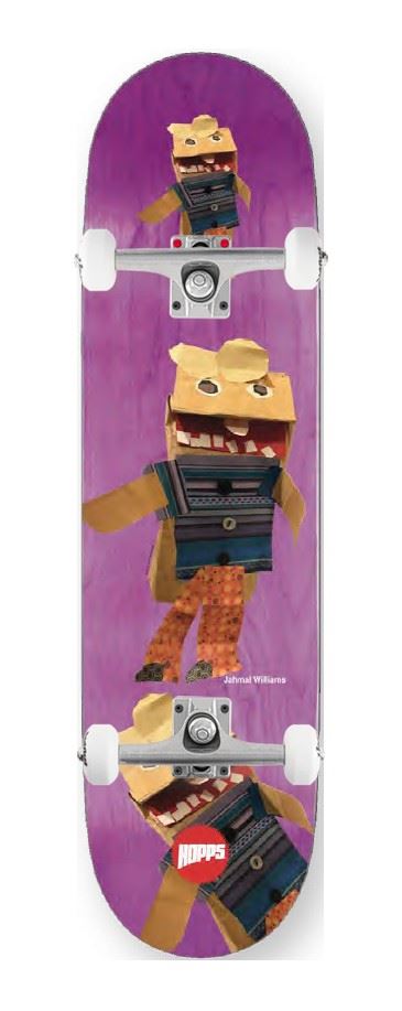 HOPPS Jahmal Williams 'Puppet Guy' x Venom Custom Complete Skateboard - 8.5