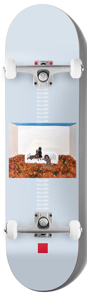 Chocolate L8RGRL Doberman Carl Aikens x Venom Custom Complete Skateboard - 8.5" - Skatewarehouse.co.uk