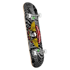 Powell Peralta Winged Ripper Skateboard Black/Silver x Complete Skateboard - 7.0" - Skatewarehouse.co.uk