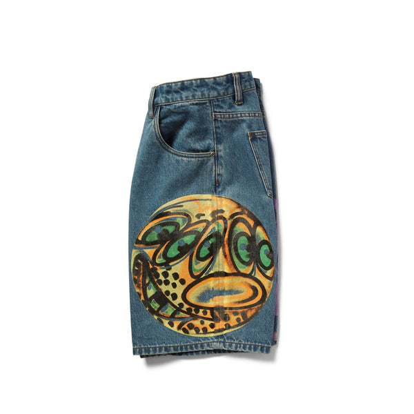 HUF x Kenny Scharf | Spray Guys Denim Short (Multi)