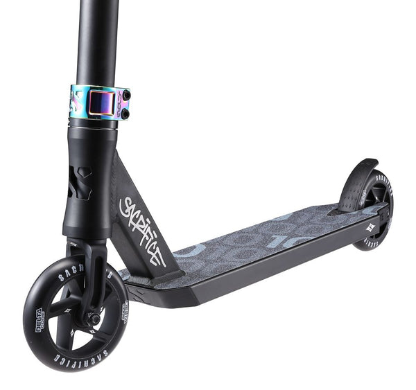 Sacrifice Flyte 100 V2 Black/Neo Complete Scooter - Skatewarehouse.co.uk