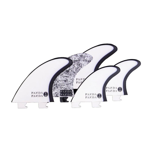 Captain Fin Co - Panda 5 - Medium - Black / White (Snap-In / FCS II) - M