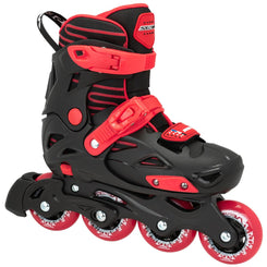 Seba STJ Junior Adjustable In-Line Skates - Black / Red