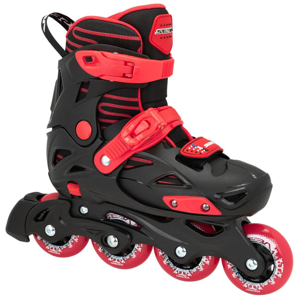 Seba STJ Junior Adjustable In-Line Skates - Black / Red