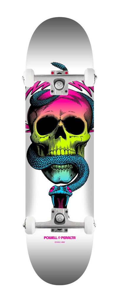 Powell Peralta McGill • Lime Fade / White x Venom Custom Complete Skateboard - 8"