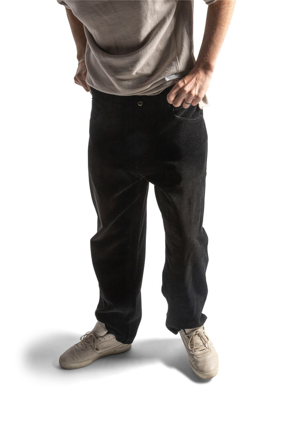 Chocolate Cord Pant Black - Skatewarehouse.co.uk