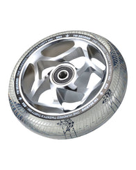 Blunt TRI BEARING 120MM - Chrome / Clear Scooter Wheels