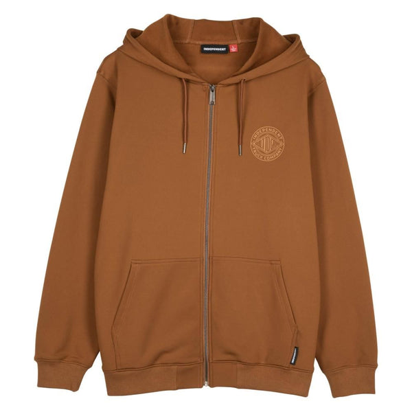 Independent Zip Hood Clipper - Brown - Skatewarehouse.co.uk