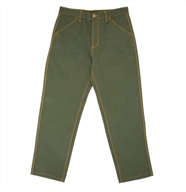 Diggers Club Pant (Olive / Gold Stitch)