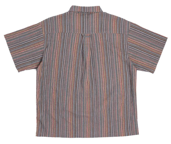 Frog Skateboards Mojo Stripe Pocket Shirt (Red) - XL