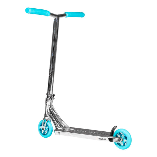 CORE SL3 Mini Complete Scooter - Chrome / Teal (17.5